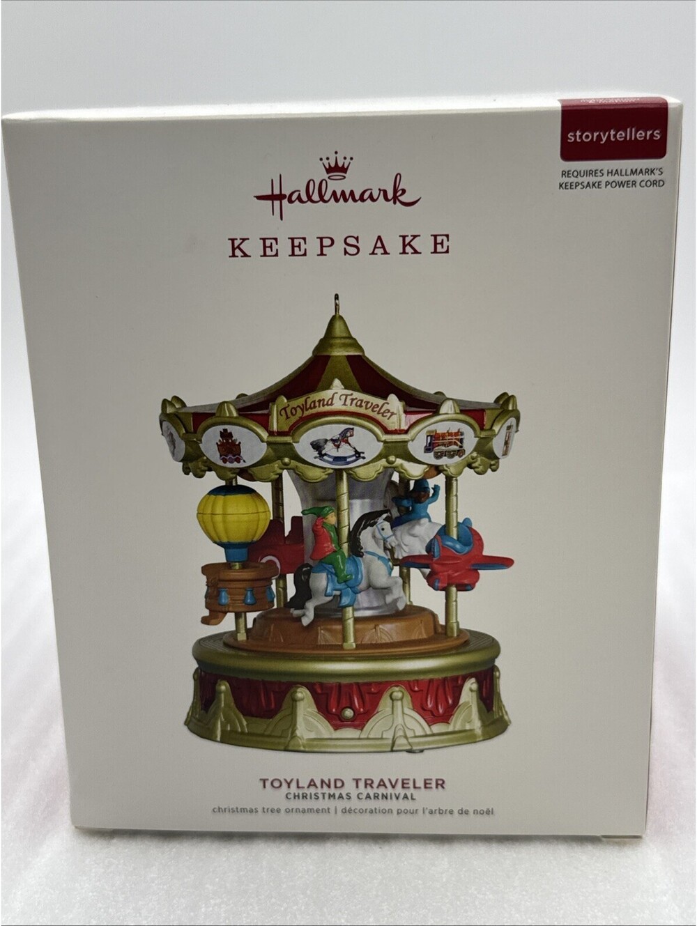 2019 Hallmark Toyland Traveler Christmas Carnival Storytellers #2 Ornament New